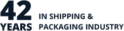 42 years in shipping & packaging industry